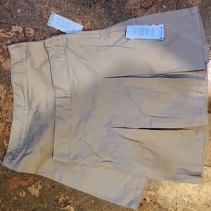 Beige school  uniform skirt